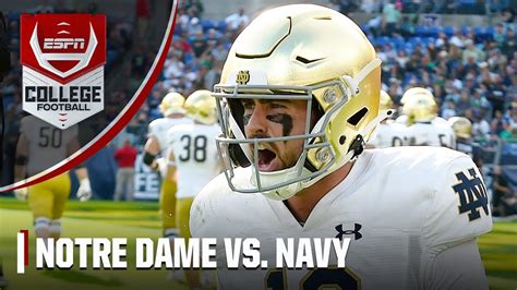 Notre Dame Fighting Irish Vs Navy Midshipmen College Football