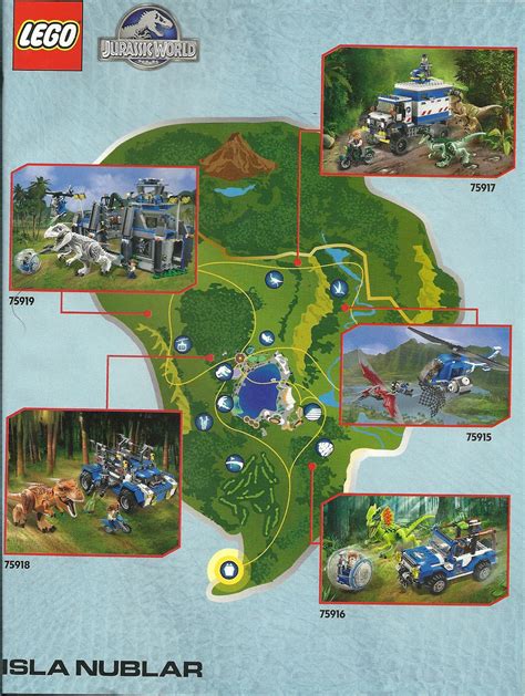 Jw Lego Isla Nublar Map Jurassic Pedia