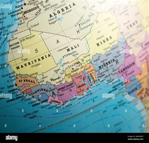 West Africa Map Hi Res Stock Photography And Images Alamy
