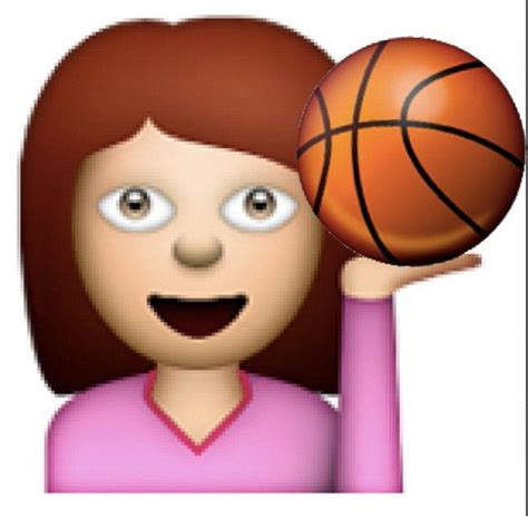 Basketball Emoji Cool Sports Design