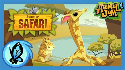 Summer Safari Giraffe Animal Jam Youtube
