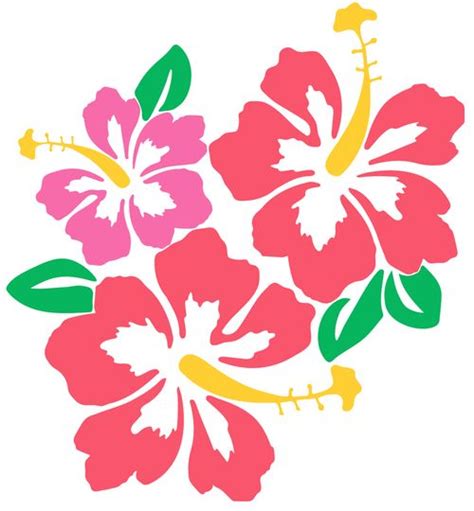 Free Hibiscus SVG Cut Files for the Silhouette Cameo and Cricut