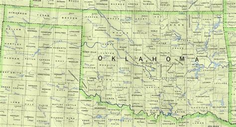 Oklahoma Map Usa