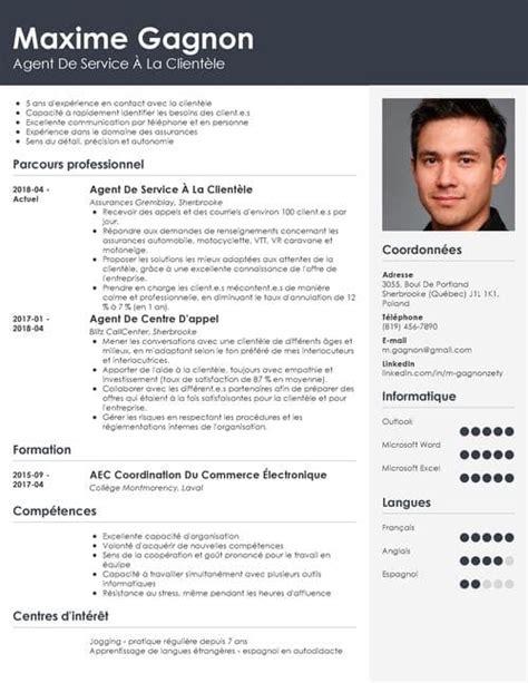 Faire un CV québécois réussi en Exemples gratuits