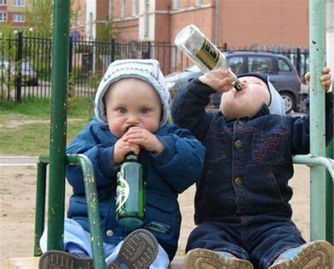Amazing Photos Of Funny Drunk Kids ~
