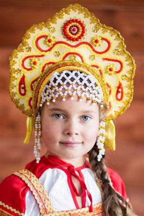 Headdress Kokoshnik Larisa Russian Traditional Folk Costume In 2021