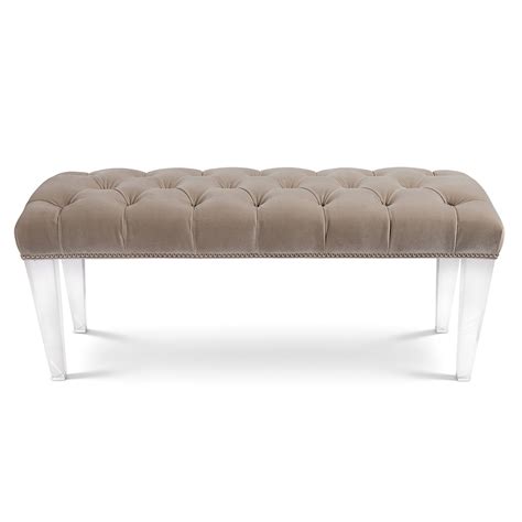 Wholesale Soft Relaxing Sex Bench Dining Bench With Acrylic Legs Buy