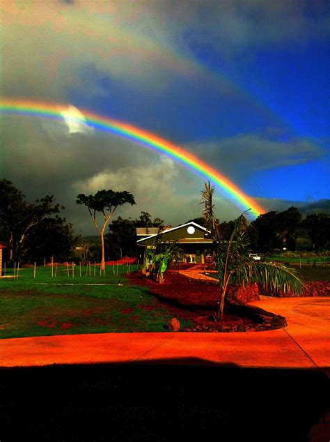 Hawaii Rainbow Sky Over The Rainbow Beautiful Nature