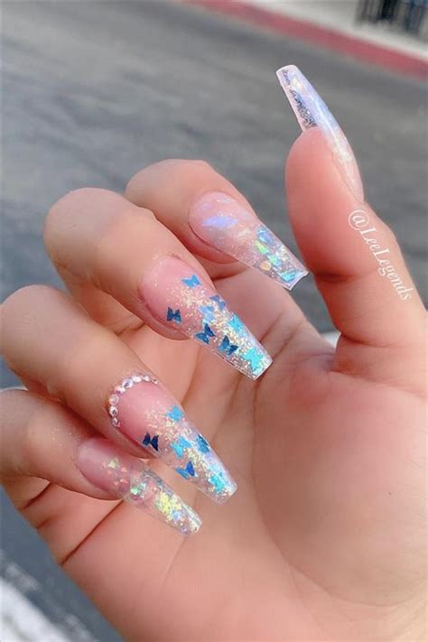 Natural Butterfly Nails Design For Long Nails 2020 Fashion Girls Blog Butterfly Nail