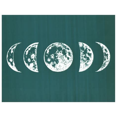 Moon Phases Various Sizes Screen Printing Designs Screen Printing