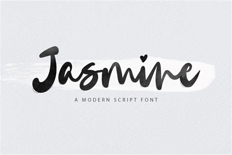 Jasmine Handwritten Font Design Cuts