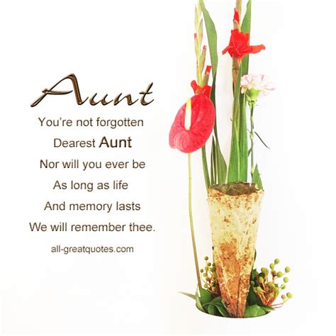 Death Of An Aunt Quotes Quotesgram