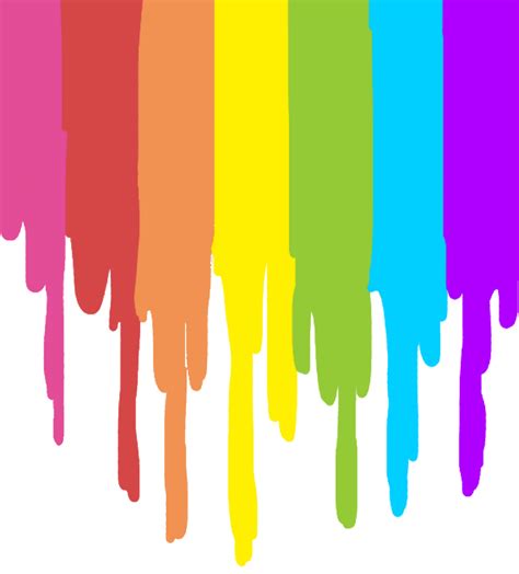 Rainbow Drip Transparent By Odscene On Deviantart