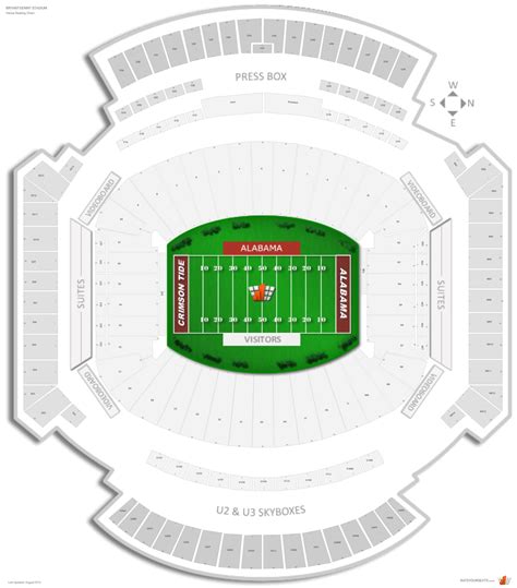 Alabama Stadium Seating Chart