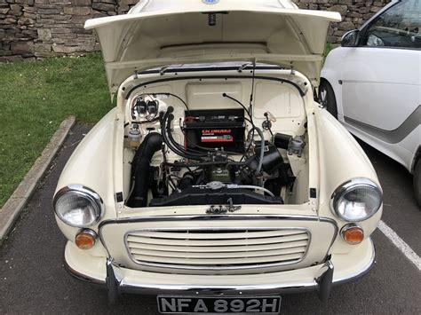 The Worlds Cleanest Morris Minor Engine Bay