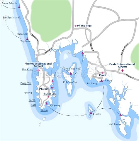 Find out more with this detailed interactive online map of phuket. Andaman (Phuket, Krabi, Phang Nga & Islands) Map - Phuket.Net