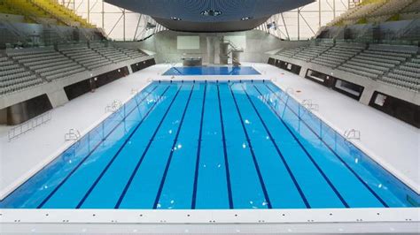 (25m x 50m x 2m = 2,500m3; Aquatics Centre, London Olympic Park - Wembley Innovation