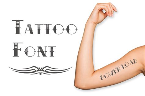 Tattoo Font By Owpictures · Creative Fabrica
