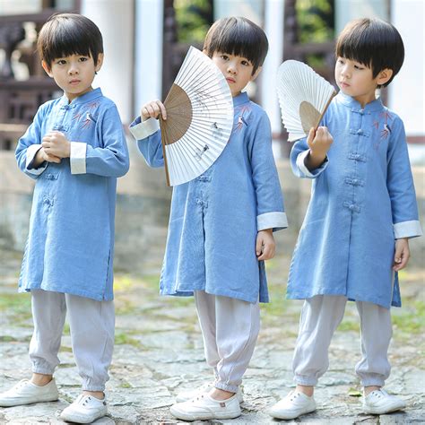 Boys Tang Suit For Kids Boys Tang Suit Baby Spring Hanfu Chinese Style