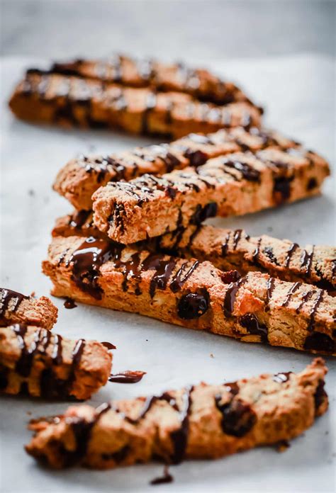 Chocolate Almond Biscotti Cookies Low Carb And Gluten Free