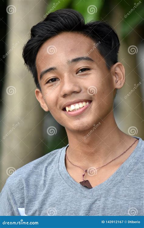 Handsome Filipino Boy Smiling Stock Image Image Of Males Good 143912167