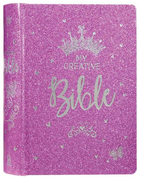 Esv My Creative Bible Purple Glitter Hardcover Koorong