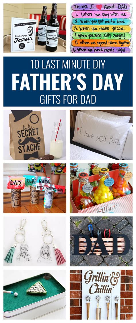 Better than a homemade card. 10 Last Minute DIY Father's Day Gifts for Dad | Mom Spark ...