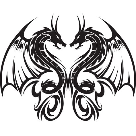 Damask Tribal Dragon Wing Pattern Svg And Png Transparent Etsy