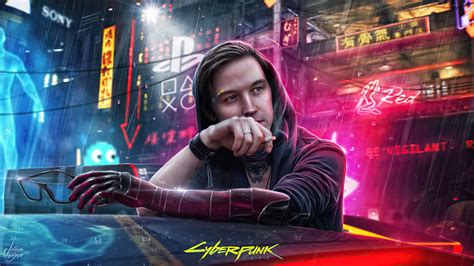 Welcome to free wallpaper and background picture community. 1920x1080 Cyberpunk 2077 Street Boy 4k Laptop Full HD ...