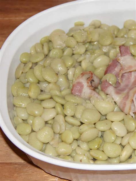 Butter Beans Recipe Favorite Southern Vegetable With Bacon In 2020
