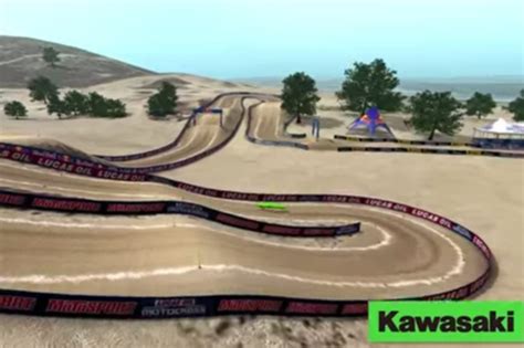Ama Motocross Track Animation
