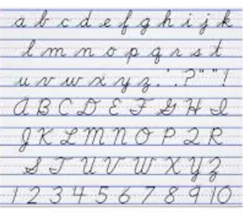 French Alphabet Cursive Letters Cursive Writing Tracing Worksheets