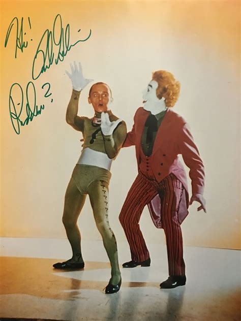 Frank Gorshin As The Riddler And Cesar Romero As The Joker In Batman 1966 Signed Photo Batman