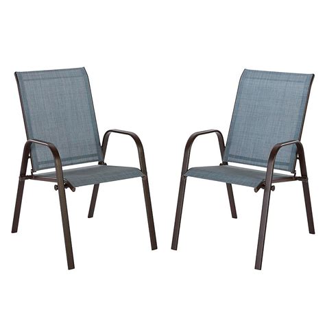 The swivel dining and lounge chairs have been recalled because the base chairs were sold in either sets of two or as part of patio sets, which included accompanying patio tables. Hampton Bay Plymouth Brown Stackable Sling Patio Dining ...