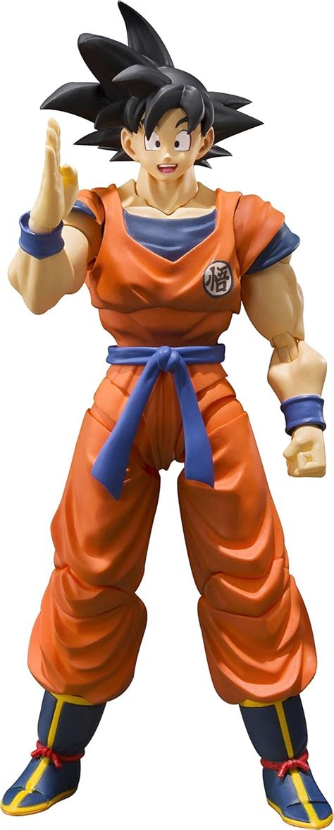 S H Figuarts Dragonball Z Son Goku Saiyan Grown On Earth Action Figure Spielzeug Film Tv