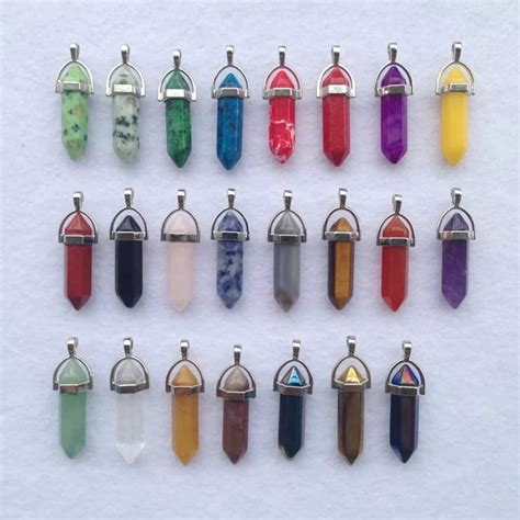 Healing Crystal Necklaces Etsy