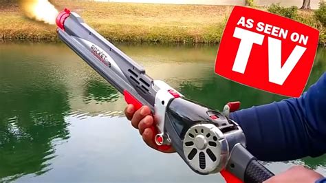 Rocket Fishing Rod Catches Fish Youtube