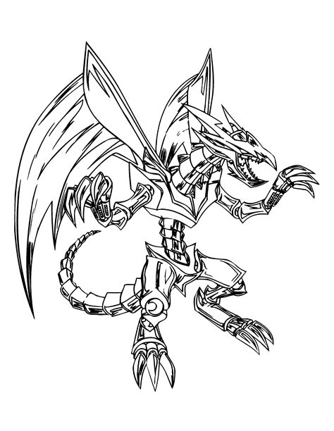 Coloring Page Yu Gi Oh Coloring Pages 44
