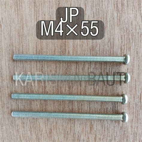 Jual Baut Jp M4 X 55 Baut Jp 4x55 Shopee Indonesia