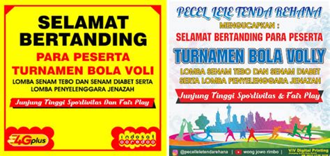 Contoh Spanduk Pertandingan Volly Ball Desain Spanduk Kreatif Images