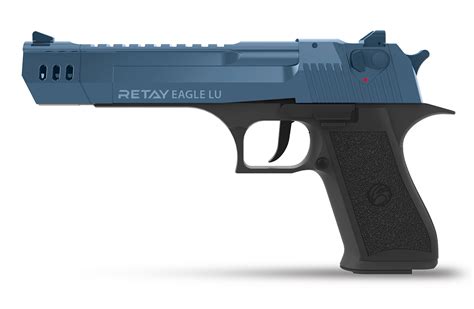 Retay Desert Eagle Lu 9mm Blank Firing Pistol In Blue Bbguns4less