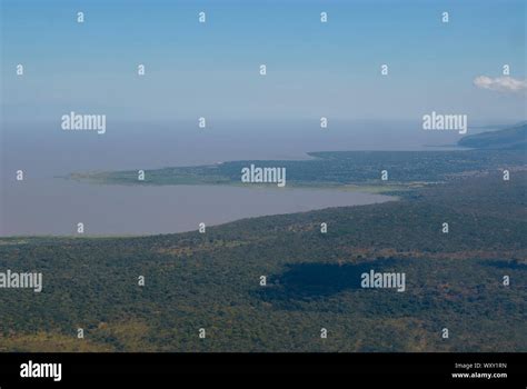 Aerial View Of Udinde Area At Lake Rukwa Stock Photo Alamy