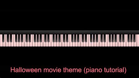 Michael Myers Theme Of Halloween Piano Tutorial And Sheet Youtube