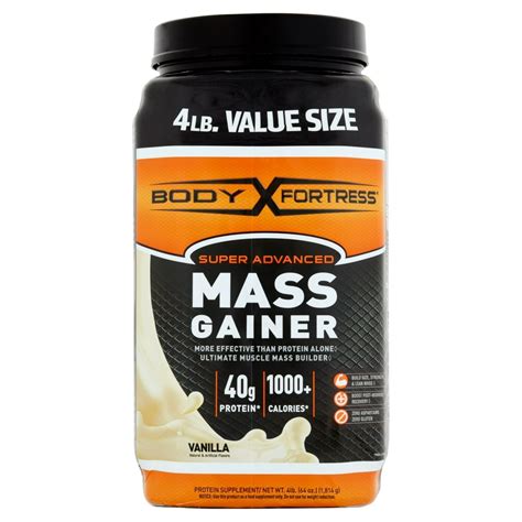 Body Fortress Super Advanced Mass Gainer Protein Powder Vanilla 60g