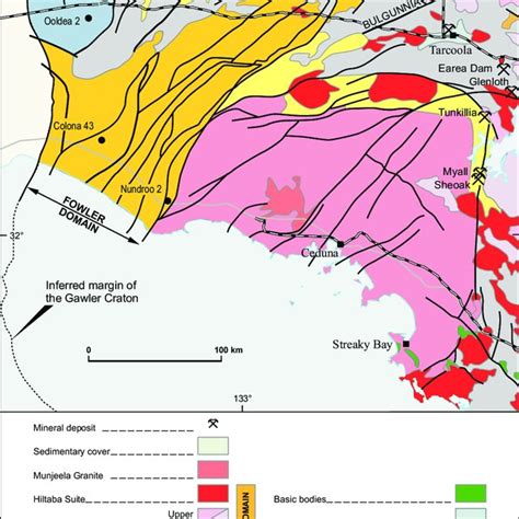 Thompson Nickel Belt Location Map And Principal Geological Domains Of