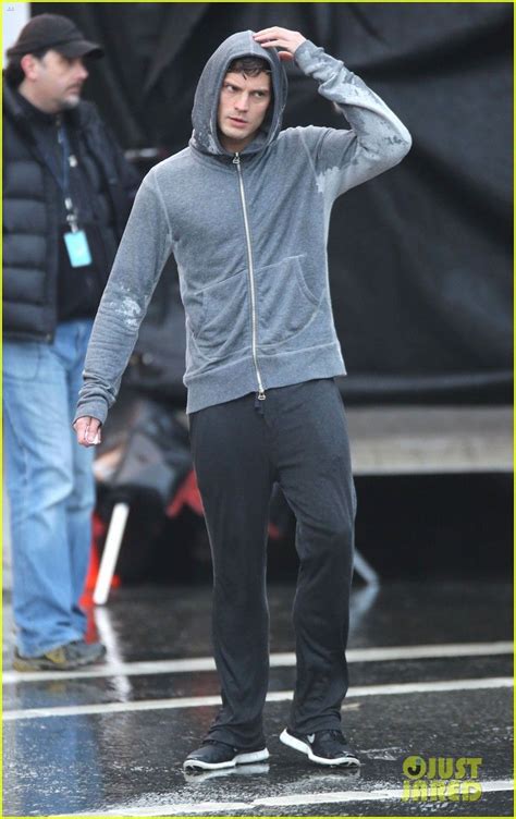 Jamie Dornan Runs In The Rain For Fifty Shades Of Grey Jamie Dornan Runs In The Rain For