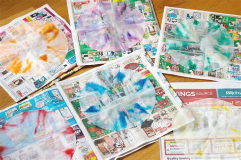 Rainbow Marker Coffee Filter Experiment | Make and Takes