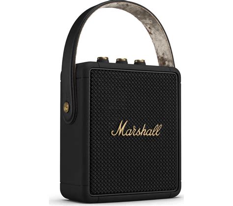 Marshall Stockwell Ii Portable Bluetooth Speaker Black And Brass Fast