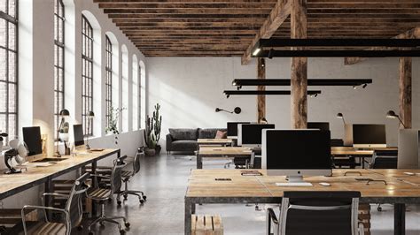 Loft Office Space On Behance