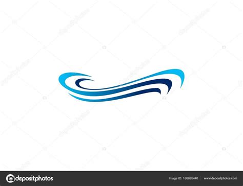 Horizon Blue Wave Logo Waves Logo Sea Blue Water Wind
